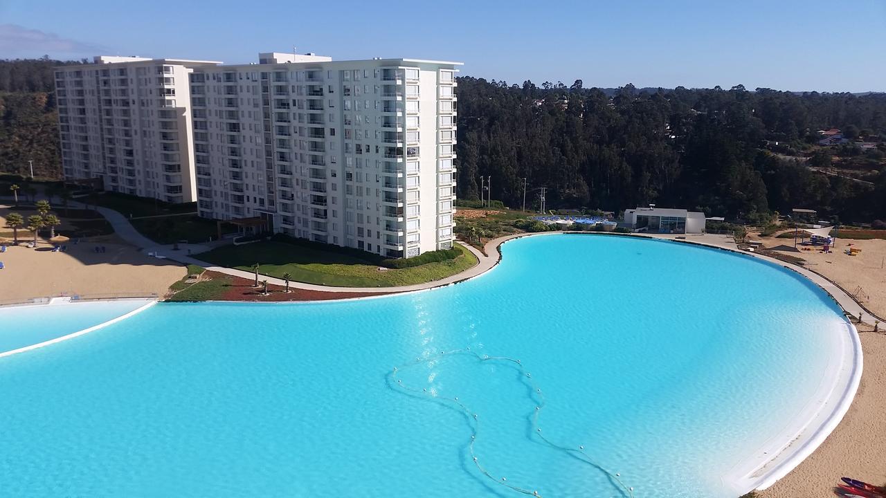 Algarrobo, Laguna Bahia Espectacular Luaran gambar